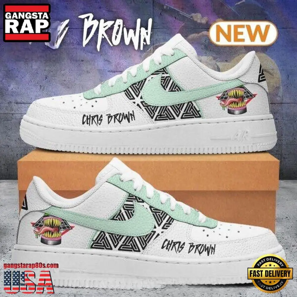 Chris Brown Air Force 1 Shoes Sneakers