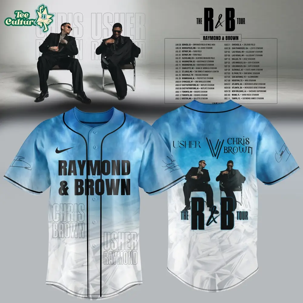 Chris Brown and Usher - The R&B Tour 2026 Edition Jersey Ver8