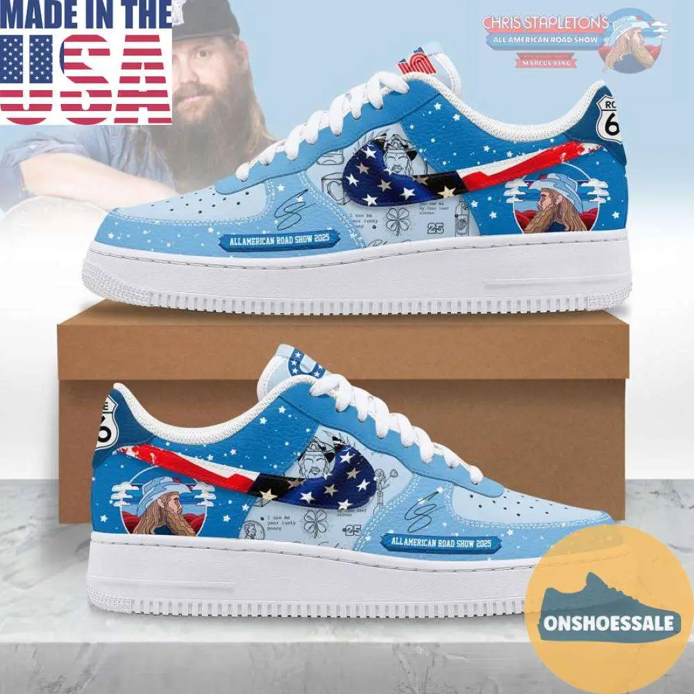 Chris Stapleton Air Force Shoes, Gift For Fans - Best Gift Shoes
