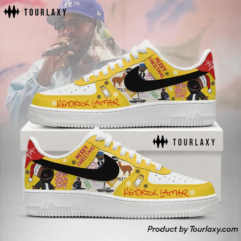 Christmas Kendrick Kendrick Lamar Air Force 1 Shoes 
