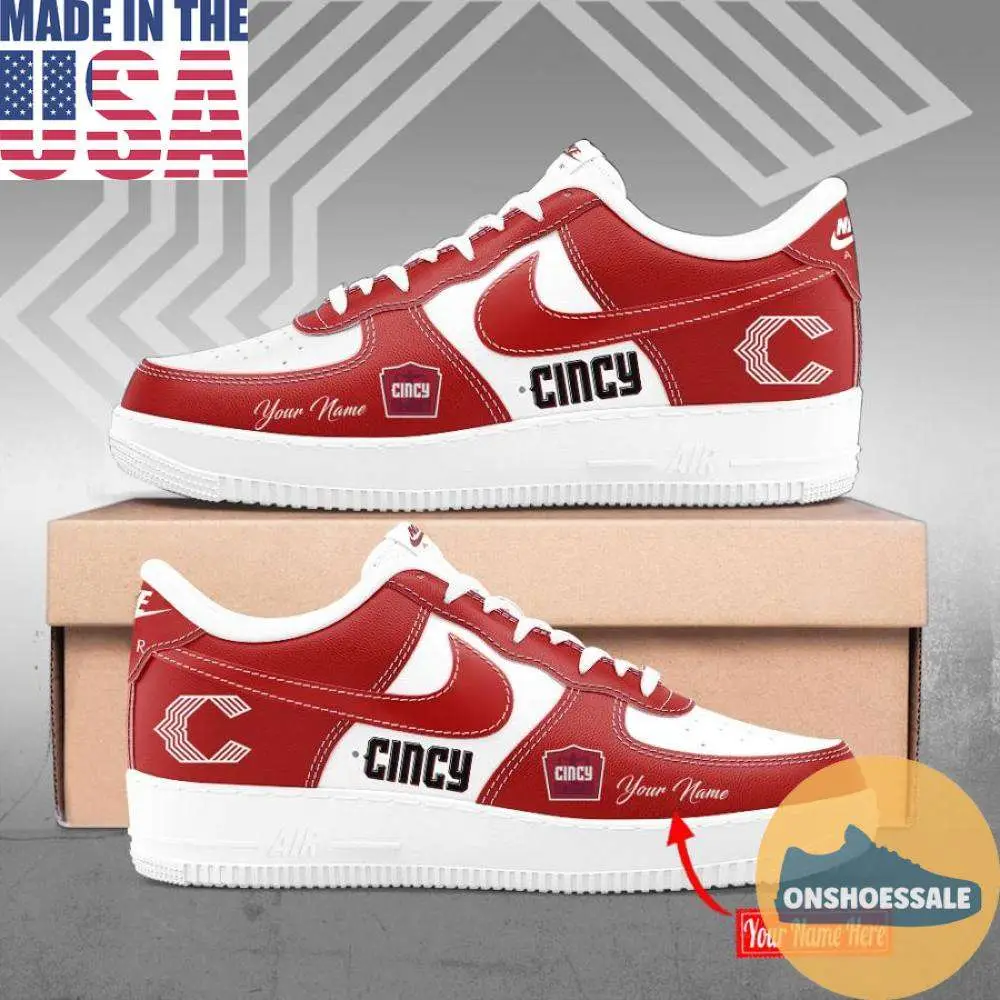 Cincinnati Reds 2026 City Connect Stadium Nike Air Force, Gift For Fans - Best Gift Shoes