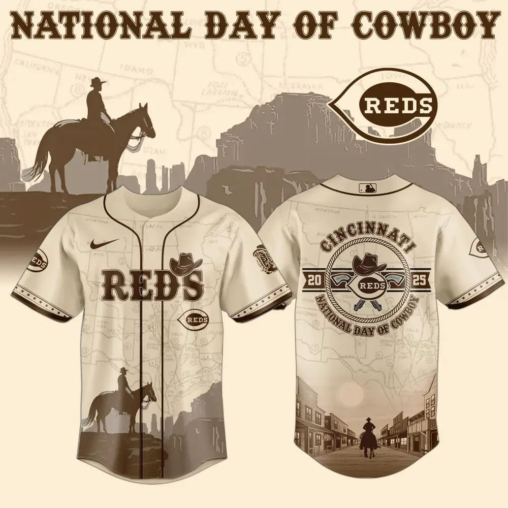 Cincinnati Reds Cowboy Day Jersey – Celebrate Western Spirit In Style!