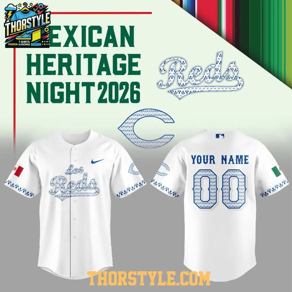 Cincinnati Reds X Mexican Heritage Night 2026 Los Reds Baseball Jersey