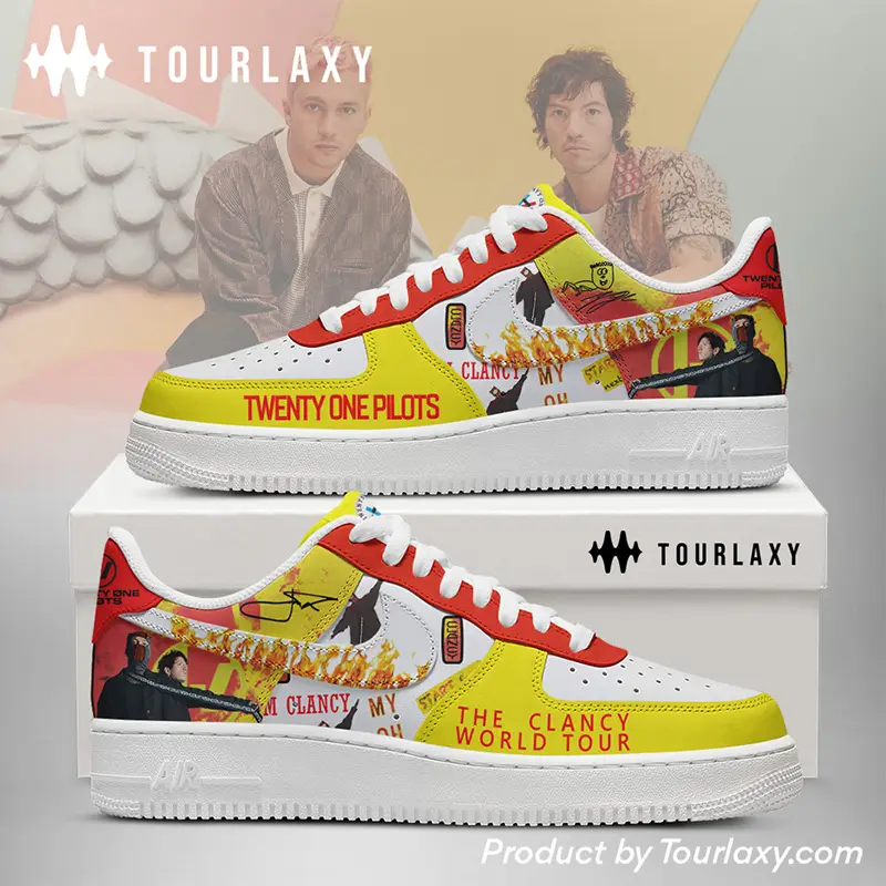 Clancy Tour 4 Twenty One Pilots Air Force 1 Shoes  
