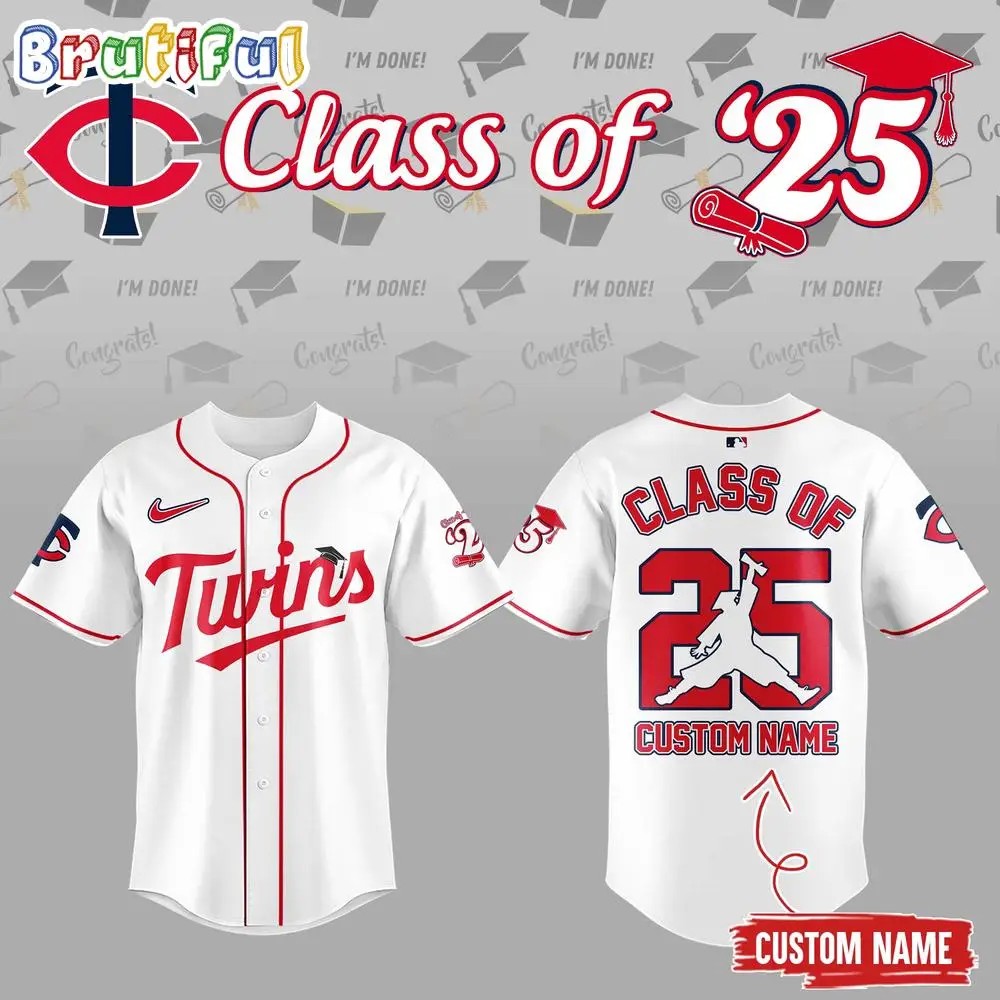 Class Of 2025 Minnesota Twins Baseball Jersey