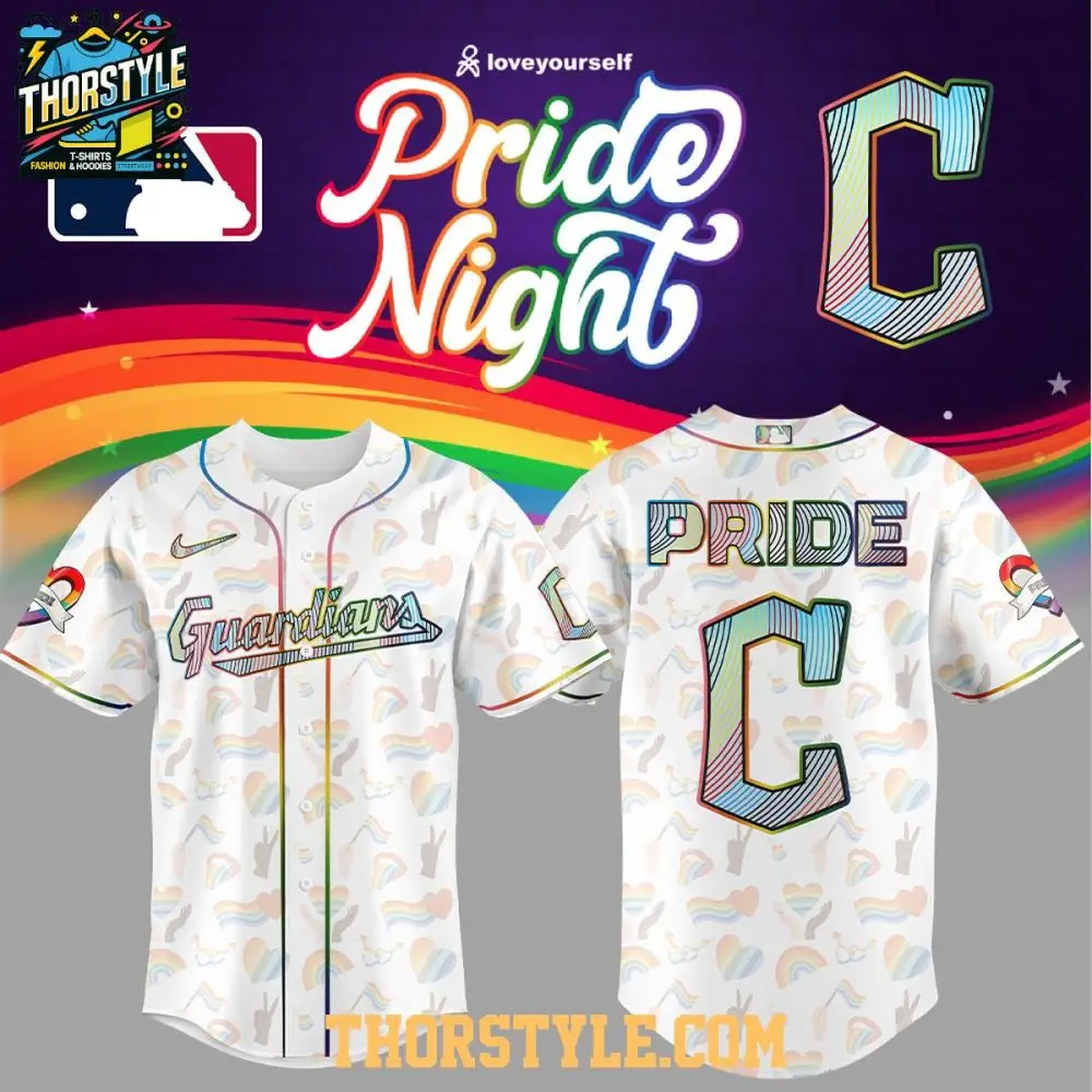 Cleveland Guardians Celebration Lgbtq Pride Night 2025 Baseball Jersey
