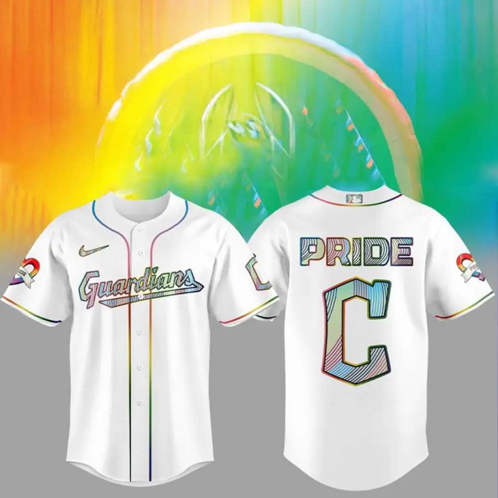 Cleveland Guardians LGBTQ Pride Night 2025 Jersey Cleveland Guardians Merch Step Dad Gifts - Tazila