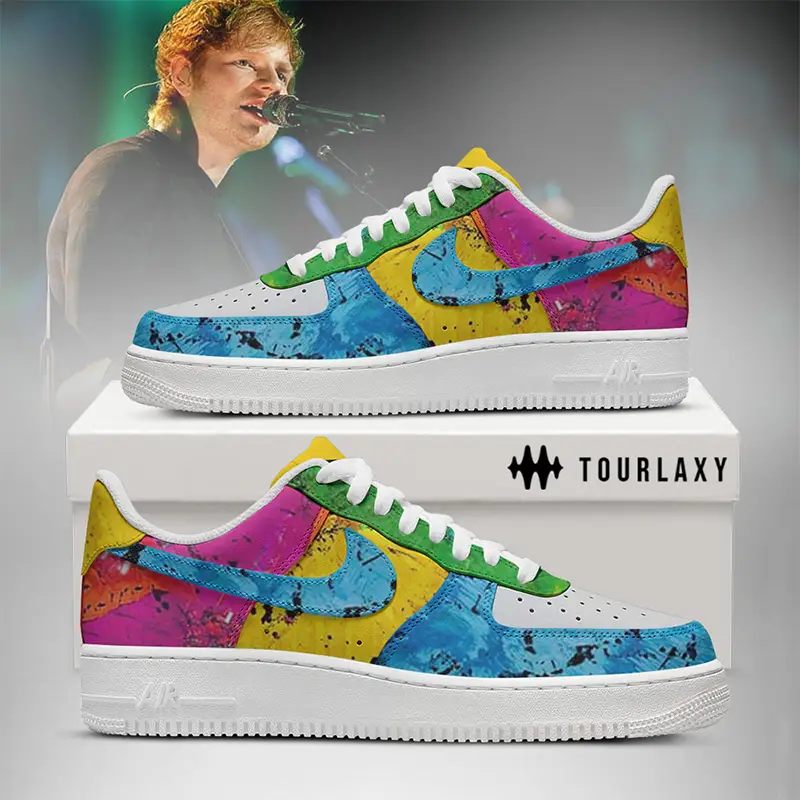 Color Ed Sheeran Air Force 1 Shoes 
