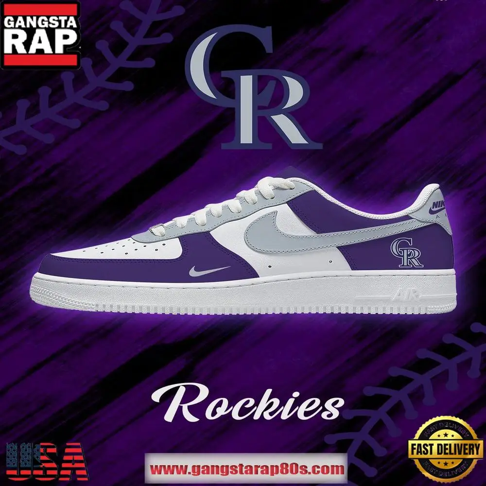 Colorado Baseball Nike Air Force 1 Sneakers Shoes