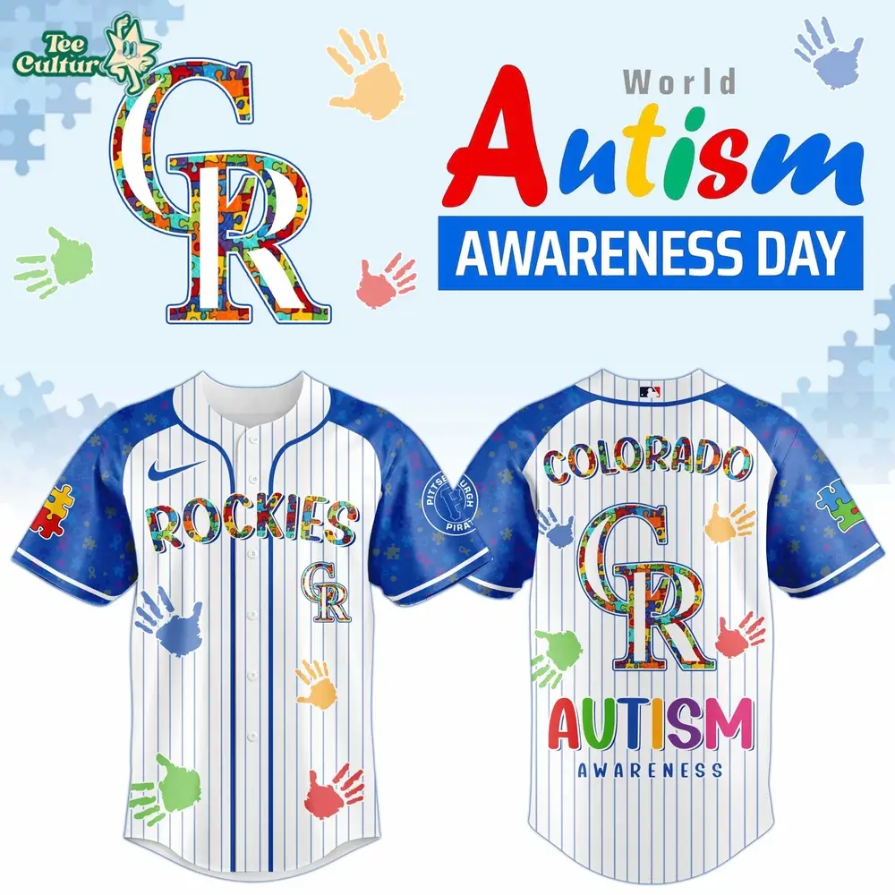 Colorado Rockies – Autism Awareness 2026 Limited Editions Jersey