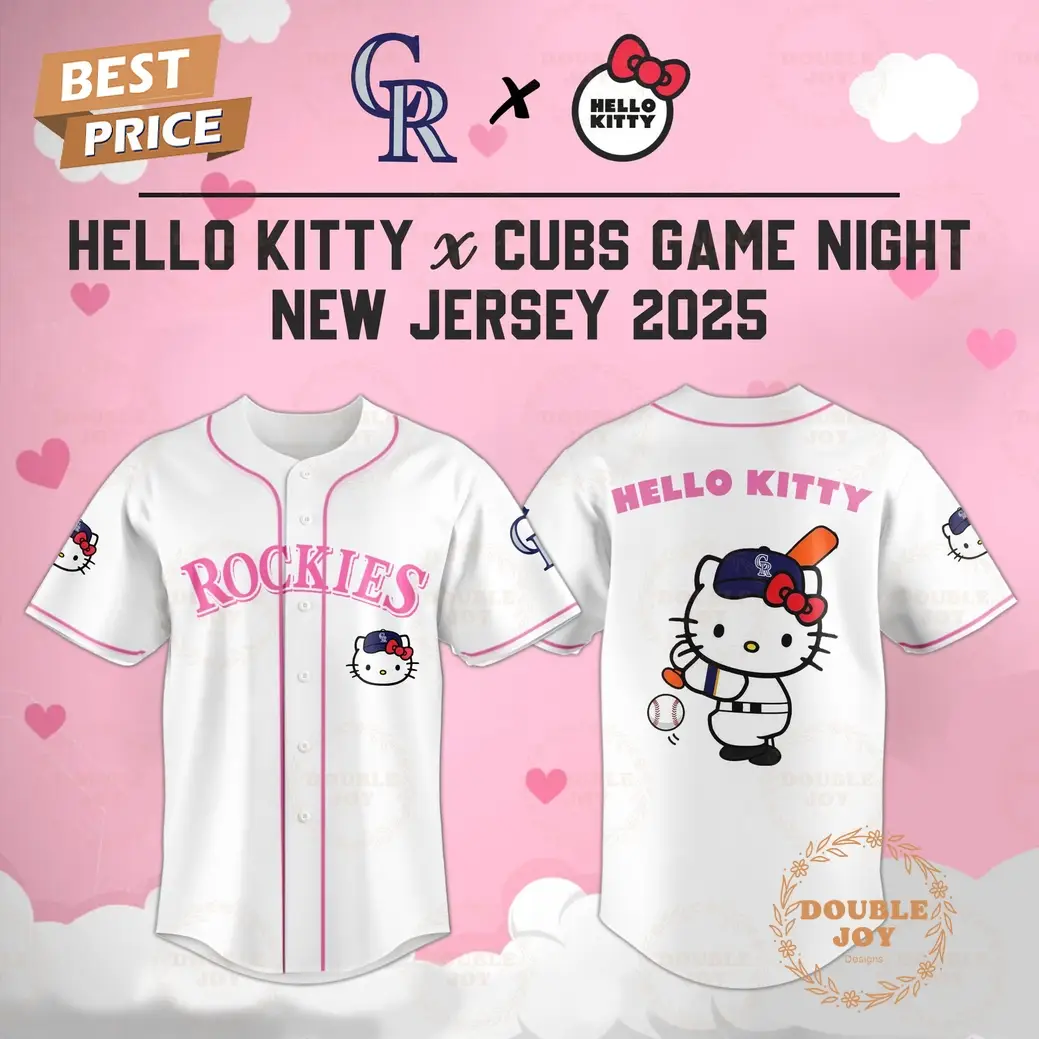 Colorado Rockies Hello Kitty X Cubs Game Night 2025 New Limited Edition Baseball Jersey