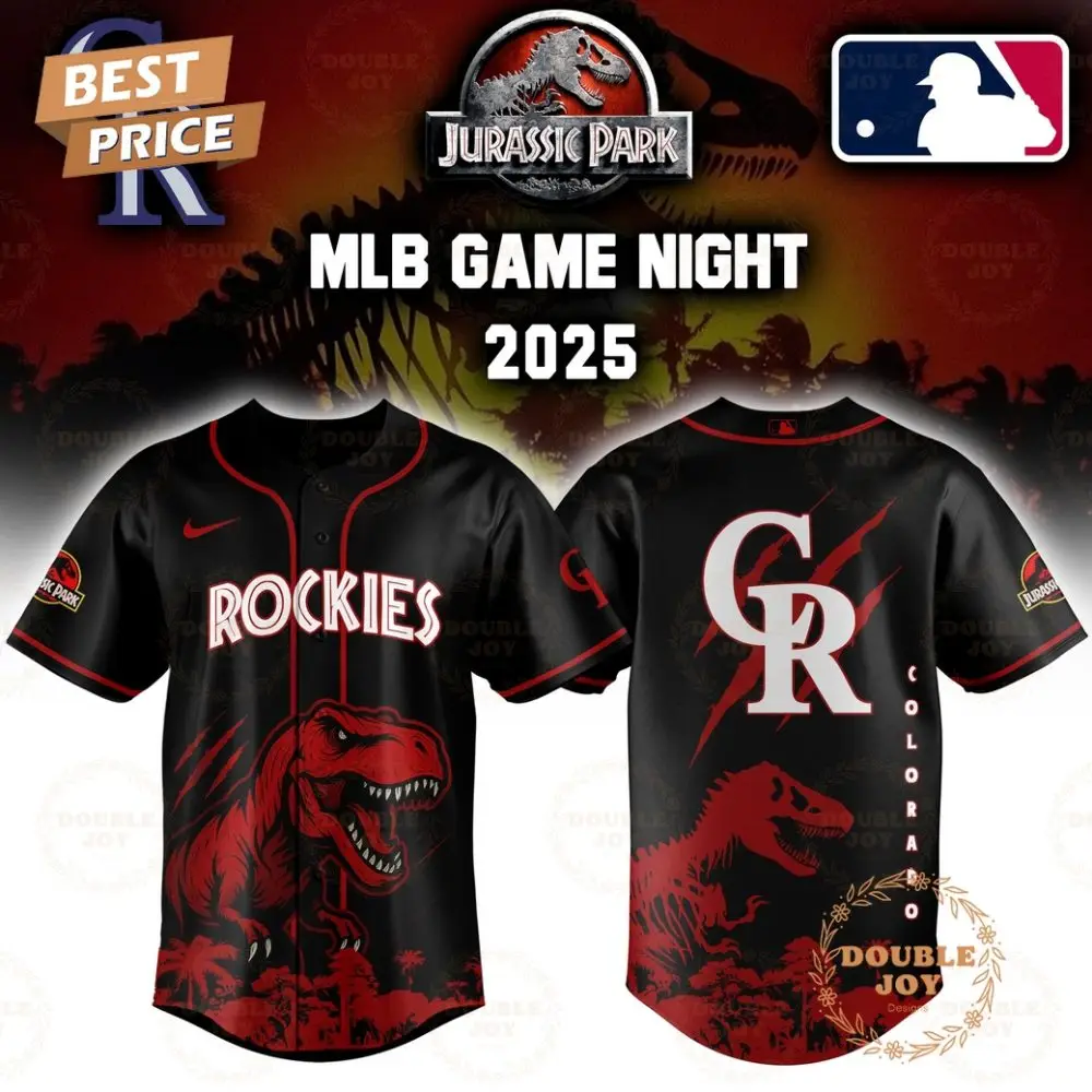 Colorado Rockies Jurassic Park Game Night 2025 Limited Edition Baseball Jersey