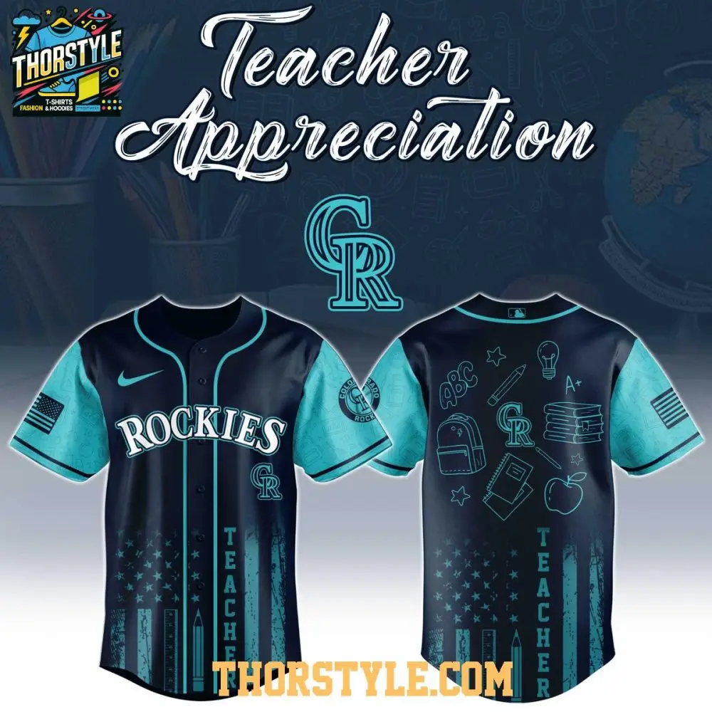 Colorado Rockies Mlb Teacher Appreciation Day 2025 Baseball Jersey