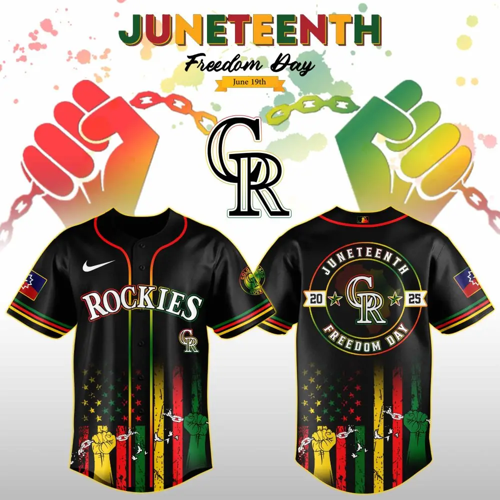 Colorado Rockies Mlb X Juneteenth Day Jersey Edition Jersey