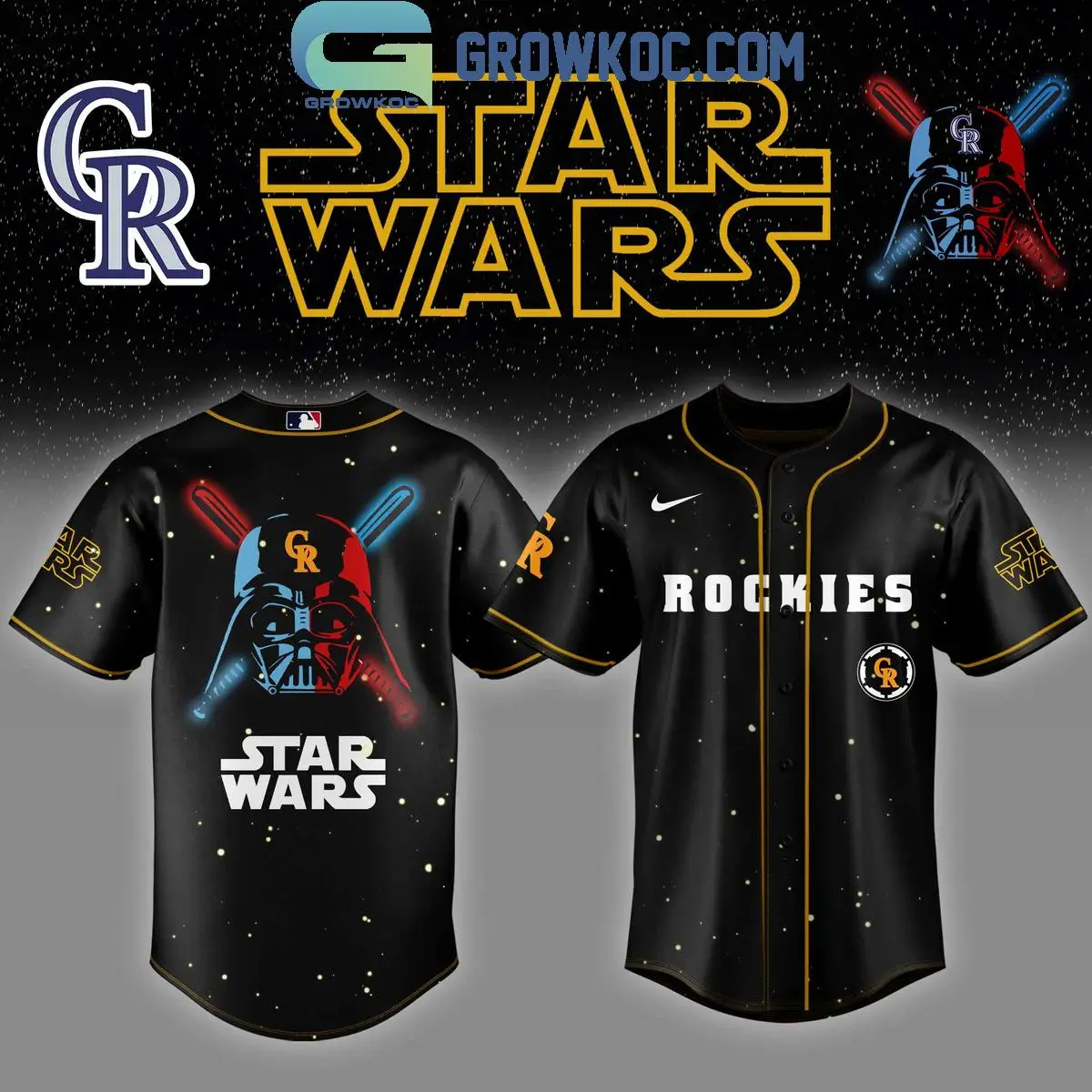 Colorado Rockies MLB x Star Wars 2025 Baseball Jersey