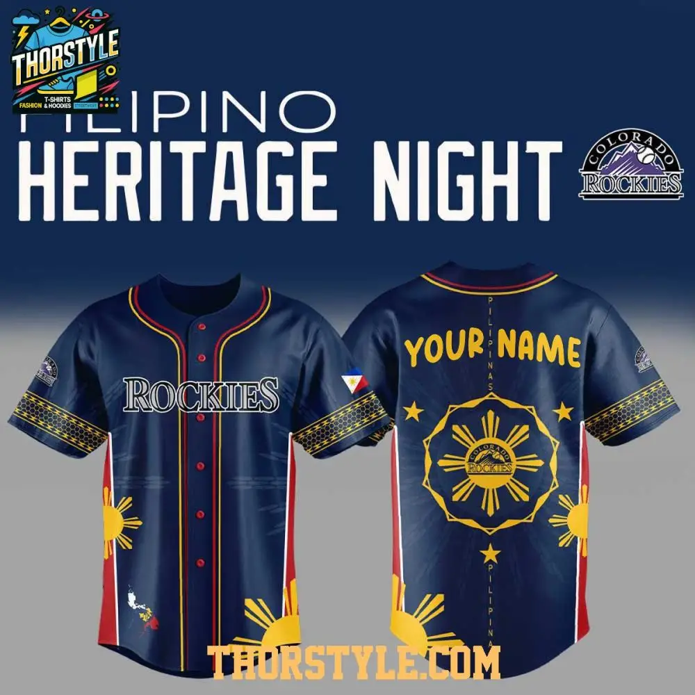 Colorado Rockies Pinoy Filipino Heritage 2025 Culture Baseball Jersey