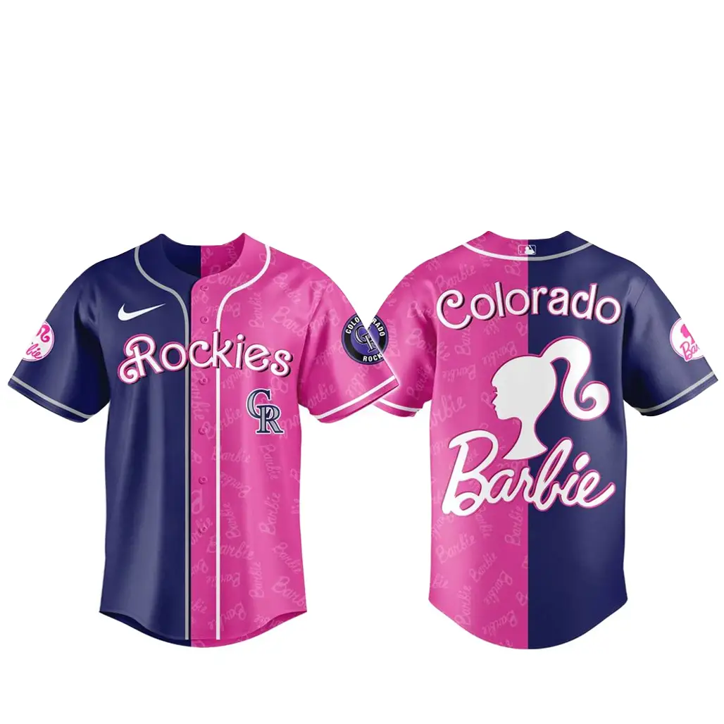 Colorado Rockies x Barbie Night Game 2026 Baseball Jersey - Tazila