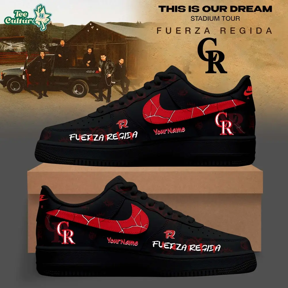 Colorado Rockies x Fuerza Regida – This Is Our Dream Stadium Tour 2026 AF1 Sneaker