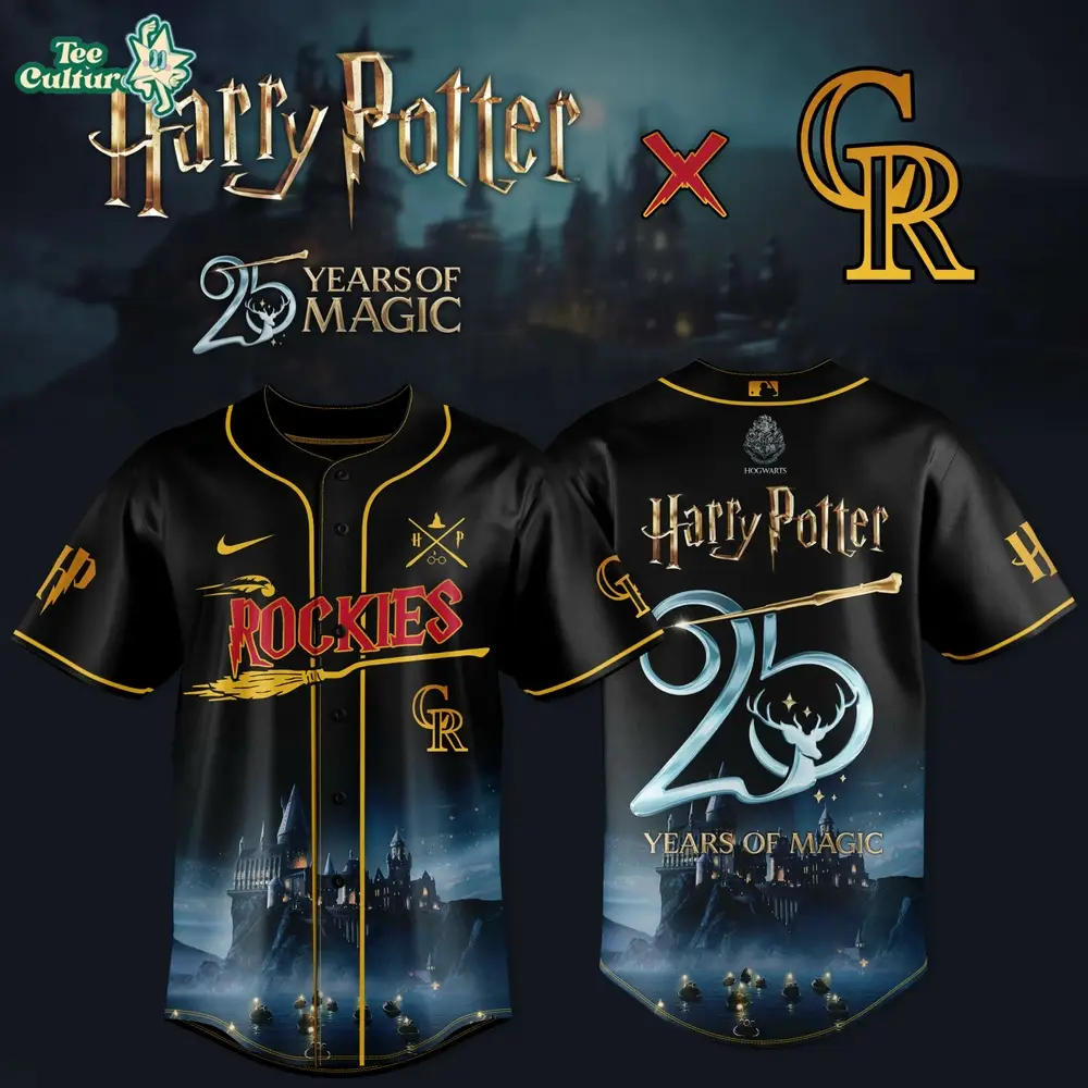 Colorado Rockies X Harry Potter – 25 Years of Magic Baseball Jersey