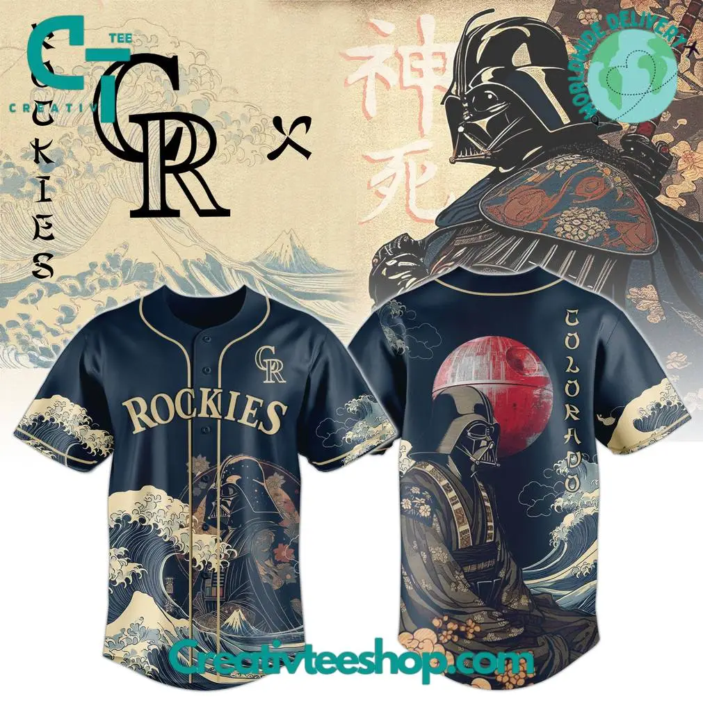 Colorado Rockies X Lord Vader Japan Edition 2025 Baseball Jersey