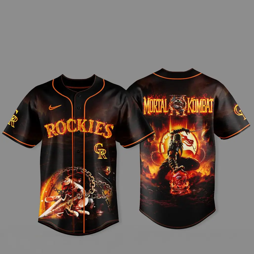 Colorado Rockies x Mortal Kombat II 2026 Baseball Jersey - Tazila