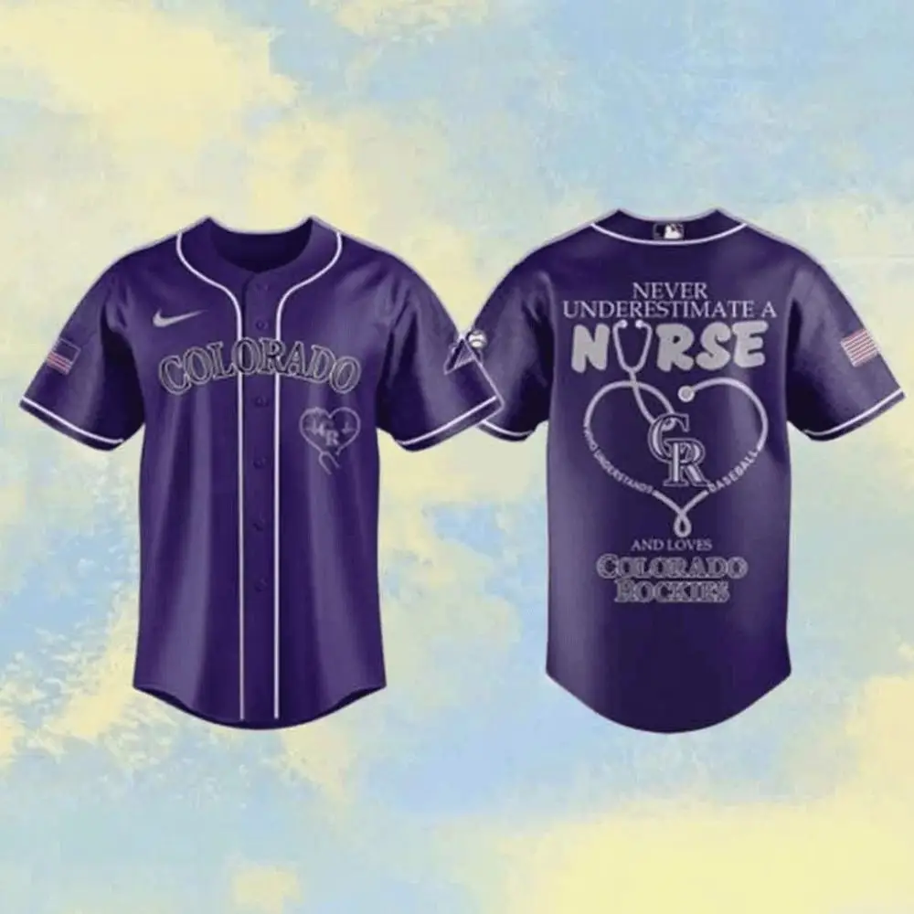Colorado Rockies X Nurse Night Love Jersey Rockies Merch Gifts For Baseball Fans Colorado Rockies X Nurse Night Love Jersey Rockies Merch Gifts For Baseball Fans - Image 1