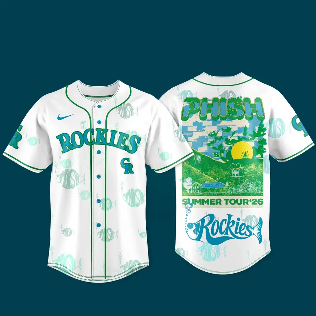 Colorado Rockies x Phish Summer Tour 2026 Baseball Jersey - Tazila