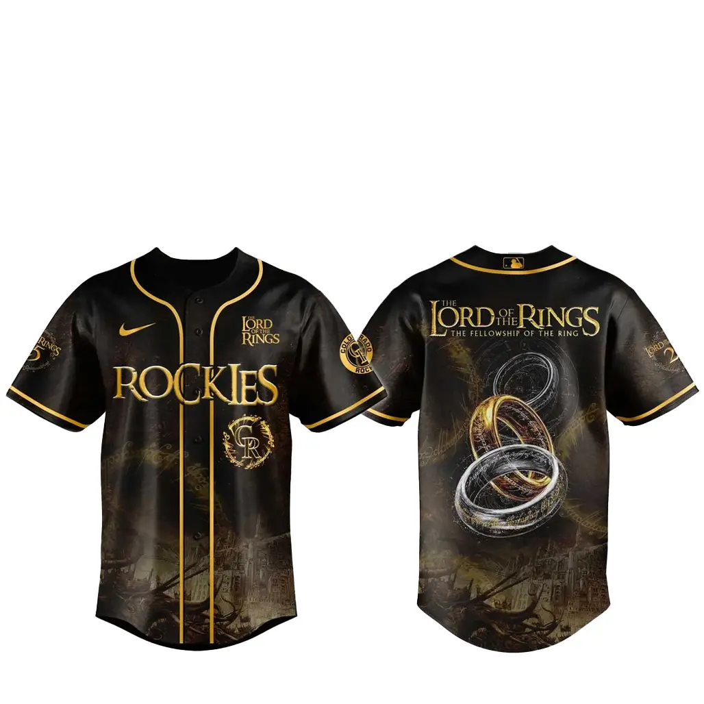 Colorado Rockies x The Lord Of The Rings Baseball Jersey - Tazila