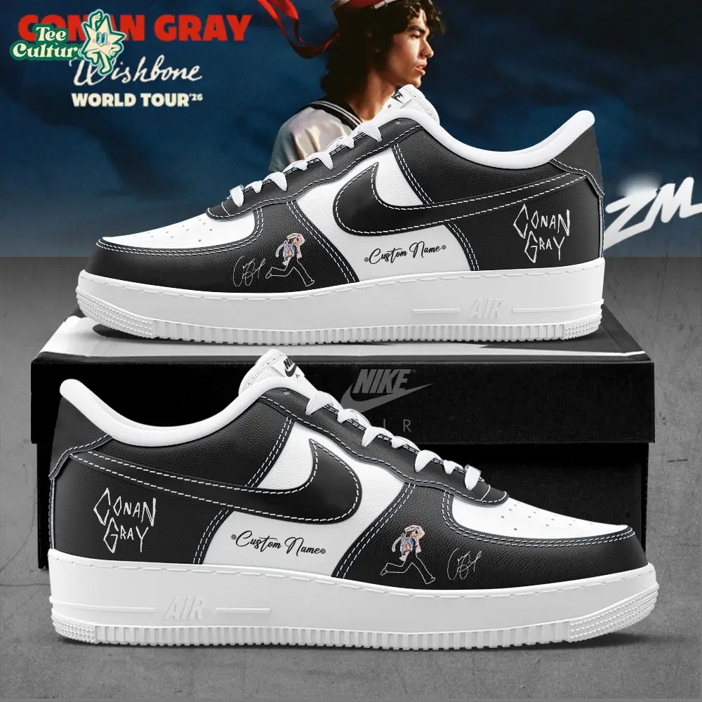 Conan Gray’s Wishbone World Tour Signature 2026 New V3 Custom Name Shoes AF1