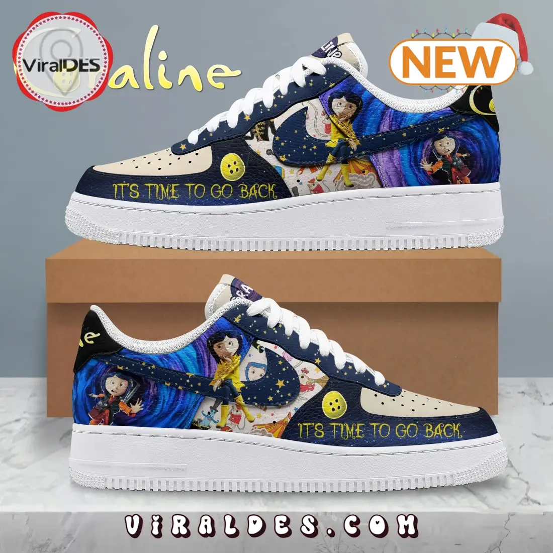 Coraline It's Time To Go Back 2024 Christmas Air Force 1