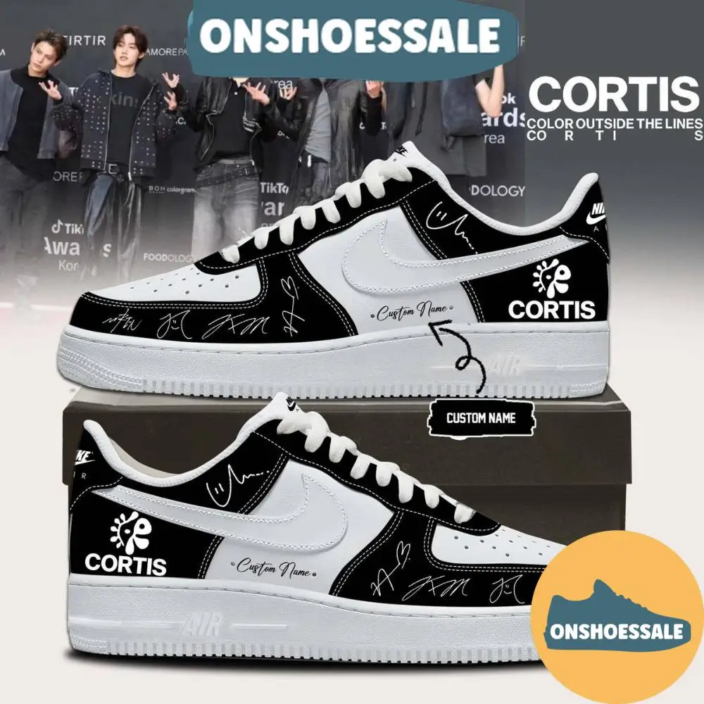 Cortis Color Outside The Lines Signature Air Force 1 Shoes, Gift For Fans - Best Gift Shoes Cortis Color Outside The Lines Signature Air Force 1 Shoes, Gift For Fans - Best Gift Shoes - Image 1