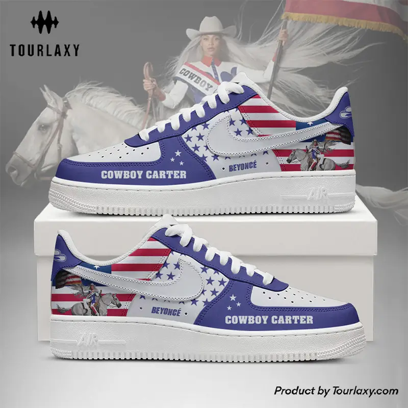 Cowboy Carter V7 Beyonce Air Force 1 Shoes 