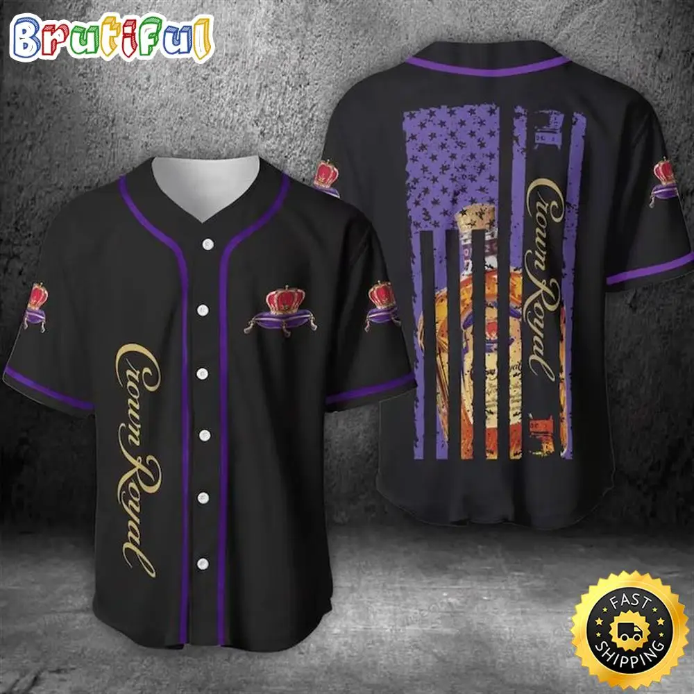 Crown Royal Baseball Jersey Beer Loves