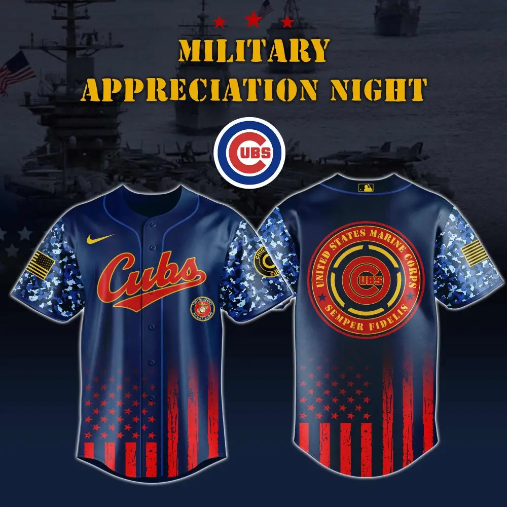 Cubs Military Appreciation Jersey - Honor Heroes With Style - Limited Edition