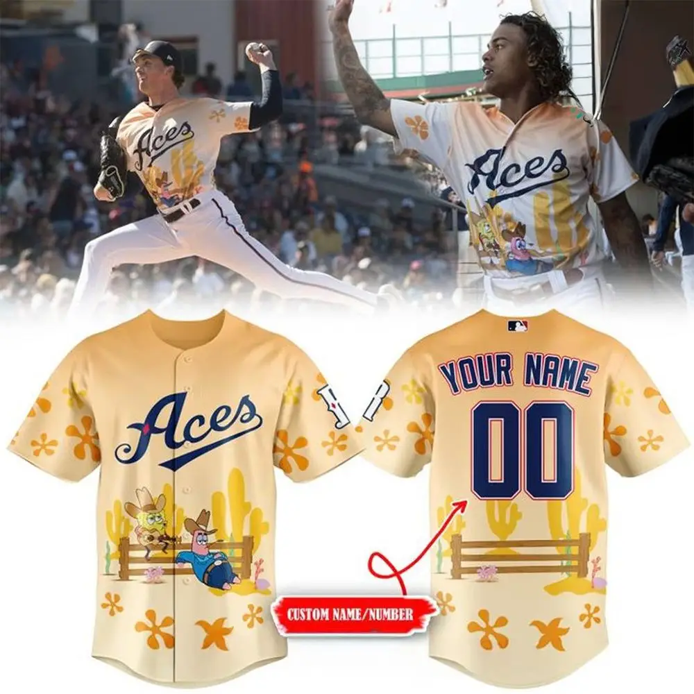 Custom Aces Baseball Jersey - Personalize Name & Number - Limited Edition Design