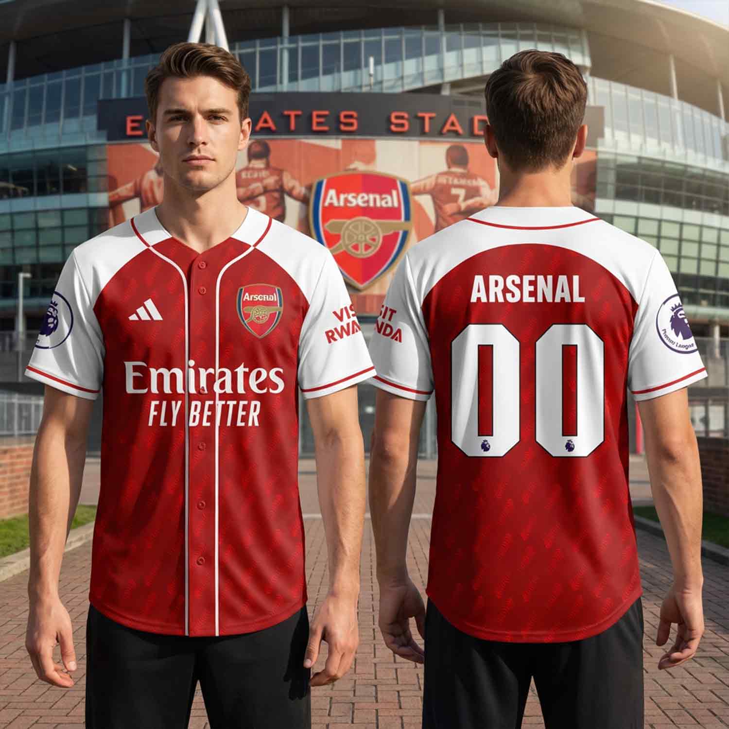 Custom Arsenal Jersey - Personalize Your Own Premier League Football Shirt