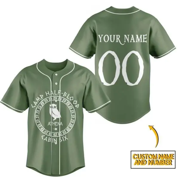 Custom Camp Half-Blood Jersey - Personalize Your Name & Number - Perfect Gift For Fans