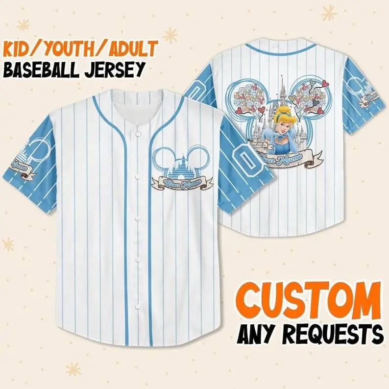 Custom Kids/Adult Baseball Jersey - Personalized Fantasy Theme - Unique Gift Idea!