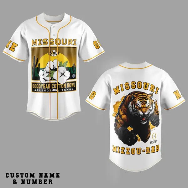 Custom Missouri Tigers Cotton Bowl Jersey - Personalize Name & Number! Custom Missouri Tigers Cotton Bowl Jersey - Personalize Name & Number! - Image 1