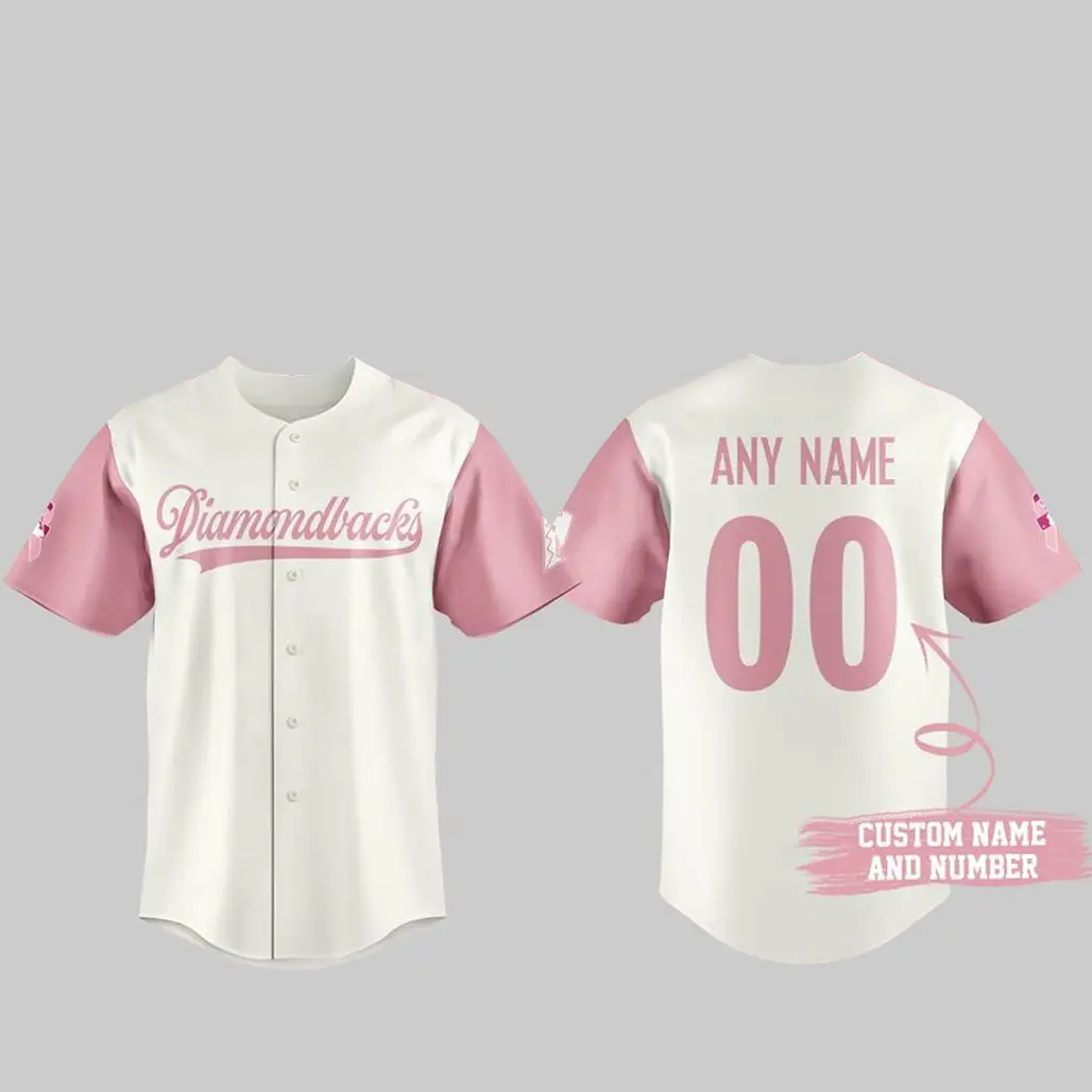 Custom Name and Number Arizona Diamondbacks Happy Mother’s Day 2026 Baseball Jersey - Tazila