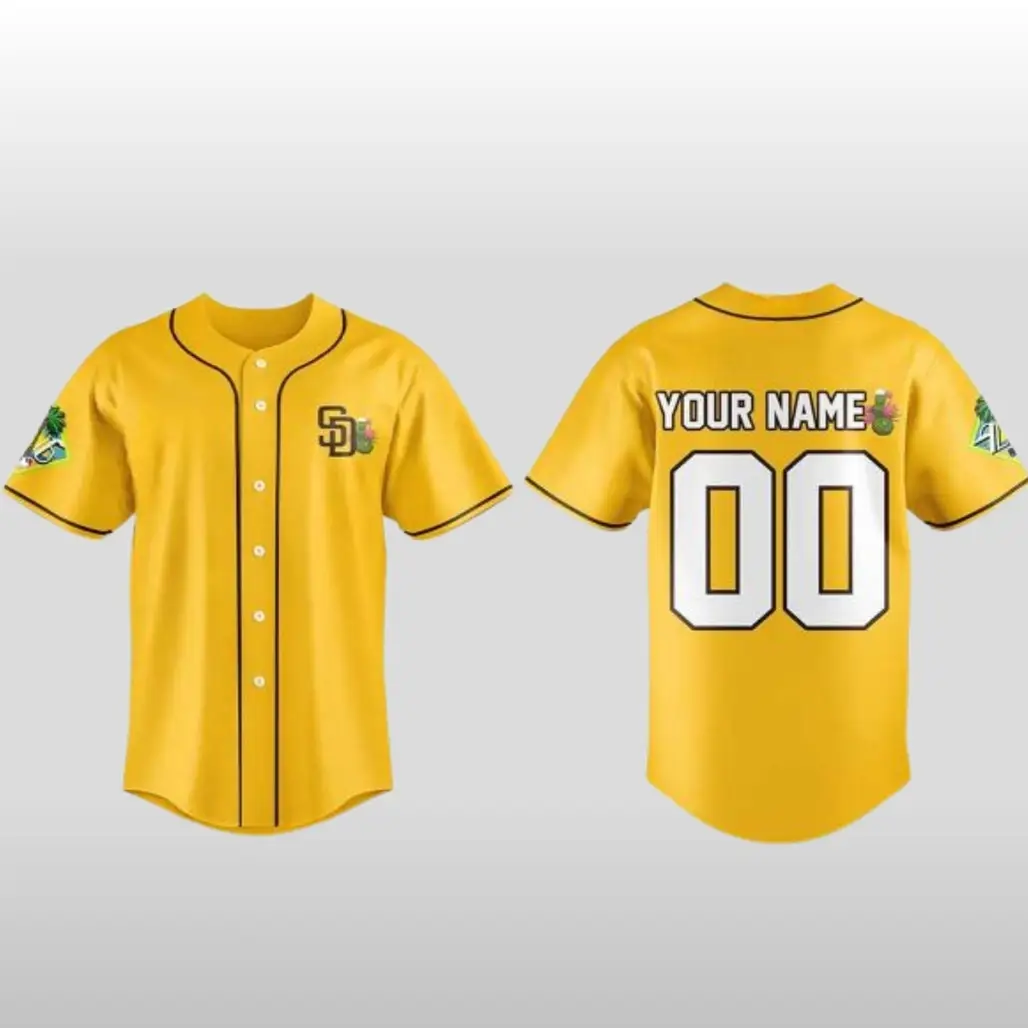 Custom Name and Number San Diego Padres Spring Training Camp 2026 Baseball Jersey - Tazila