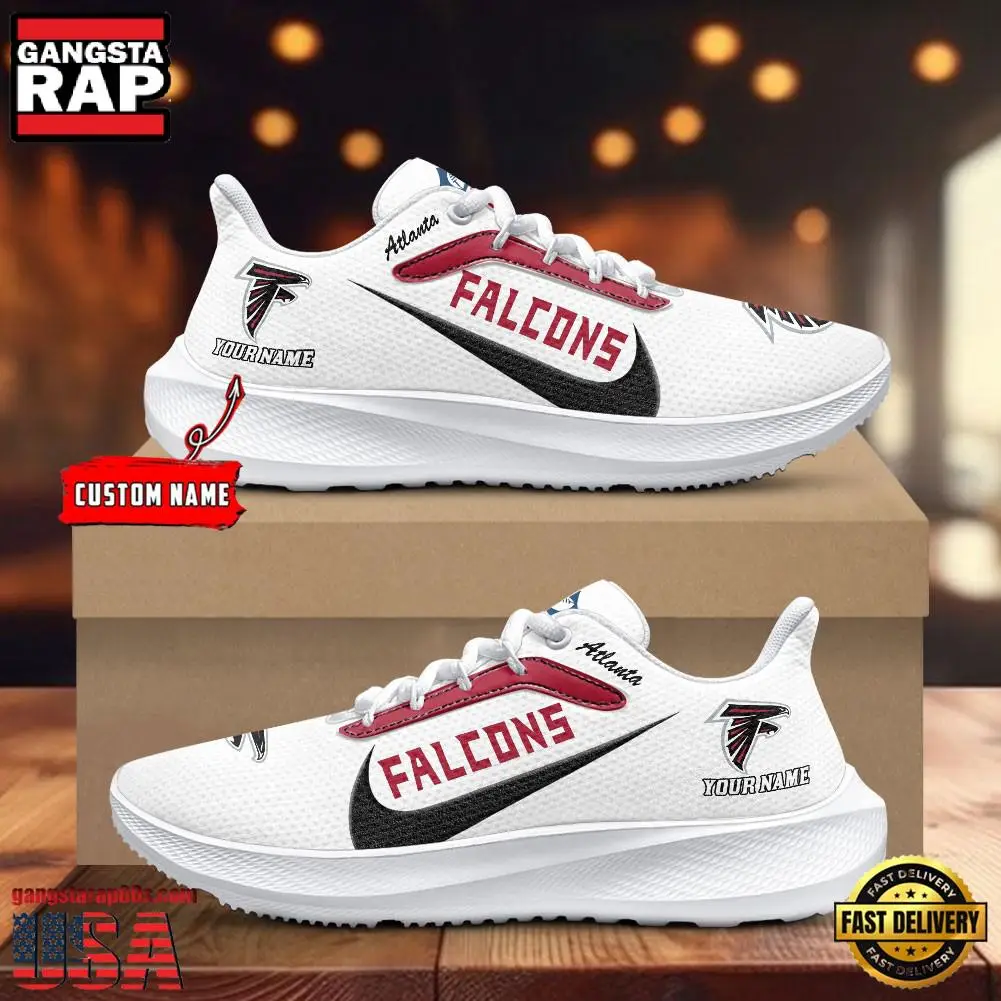 Custom Name Atlanta Falcons New Design Air Force 1 Shoes Running Sneakers