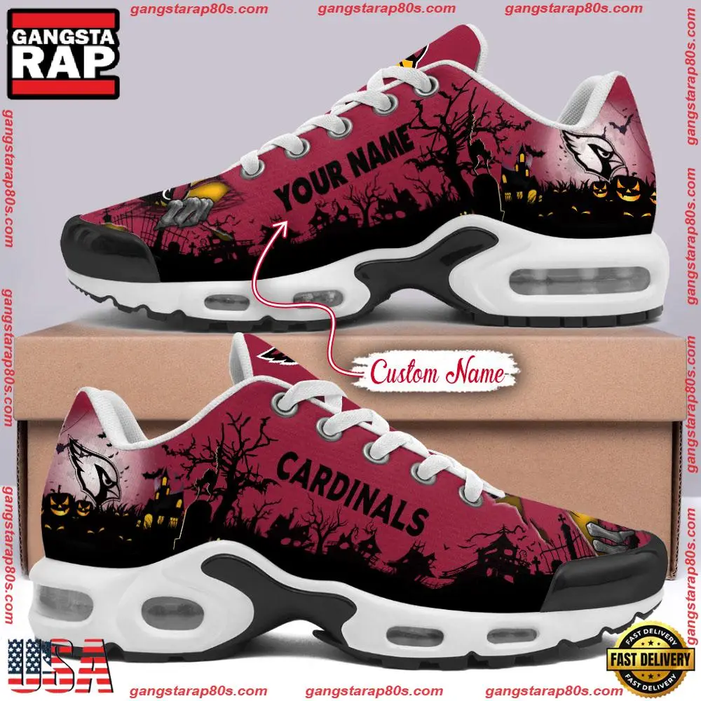 Custom Name NFL Arizona Cardinals Air Max Plus Shoes Running Sneakers