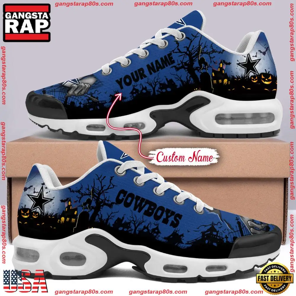 Custom Name NFL Dallas Cowboys Air Max Plus Shoes Running Sneakers