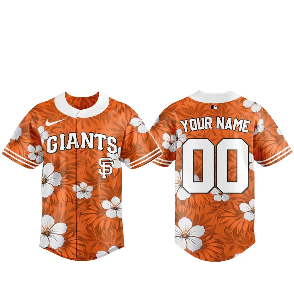 Custom Name San Francisco Giants x Tropical Vibes 2026 Baseball Jersey - Tazila