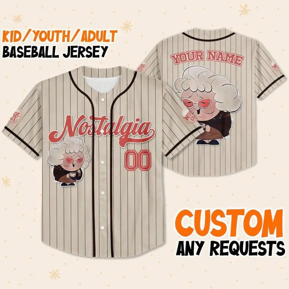 Custom Nostalgia Baseball Jersey For Kids/Youth/Adults - Personalized Name & Design Custom Nostalgia Baseball Jersey For Kids/Youth/Adults - Personalized Name & Design - Image 1