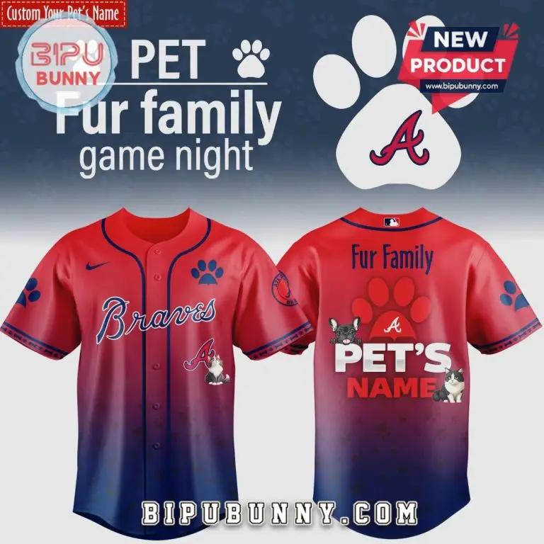 Custom Pet Baseball Jersey – Personalized Fur Family Game Night Shirt