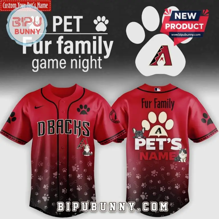 Custom Pet Jersey - Personalized Fur Family Game Night Shirt For Pet Lovers