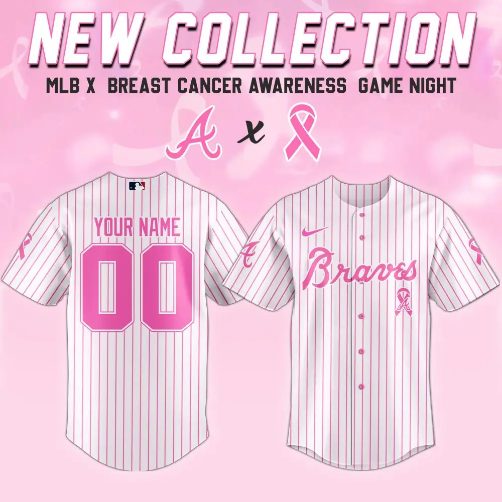 Custom Pink Mlb Jersey - Breast Cancer Awareness Edition