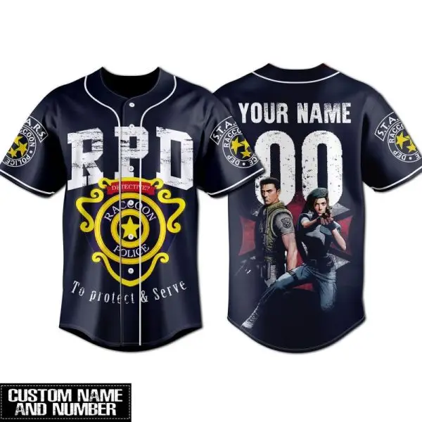 Custom Rpd Baseball Jersey - Personalize With Name & Number - Unique Gaming Fan Apparel